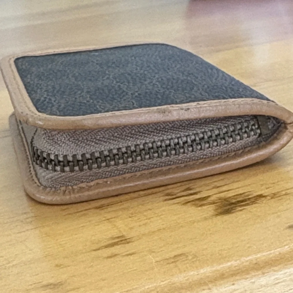 Celine Vintage Macadam Card Holder Coin Cash purse compact wallet VGUC - Picture 5 of 12